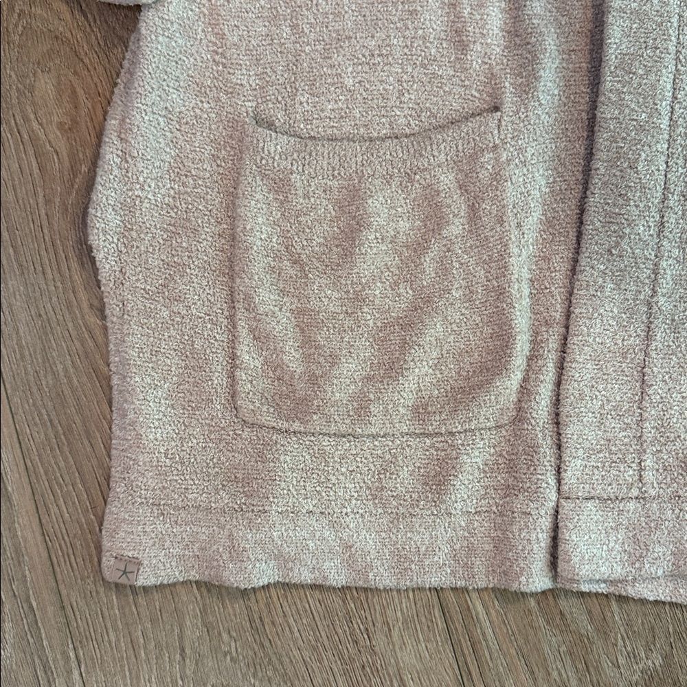 BAREFOOT DREAMS COZY CHIC LITE HOODED CARDIGAN ROBE SUPER SOFT SIZE LARGE EUC - Picture 3 of 5